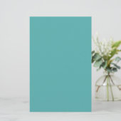 Ultramarine Turquoise Blue Solid Color Background (Staand voorkant)