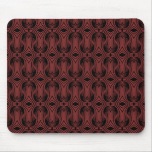 Ultramod Art Deco Mousepad, donkerrood Muismat