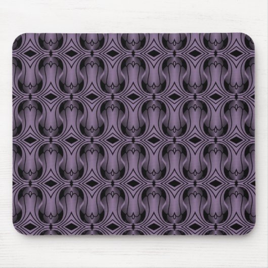 Ultramod Art Deco Mousepad, Paars Muismat (Voorkant)