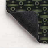 Ultramodern Abstract Mousepad, Olive Green Muismat (Hoek)