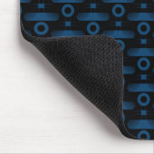 Ultramodern Abstract Mousepad, Royal Blue Muismat (Hoek)