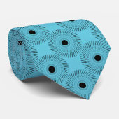 Ultramodern Charm-Stropdas, Turquoise Stropdas (Opgerold)