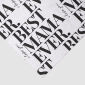 Ultramodern, gedurfd 'beste mama ooit'-patroon tissuepapier (Detail)