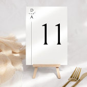 Ultramodern, minimaal zwart-wit kaart