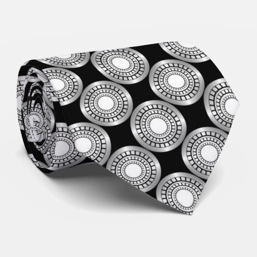 Ultramodern Perfect Stropdas, zilver Stropdas (Opgerold)