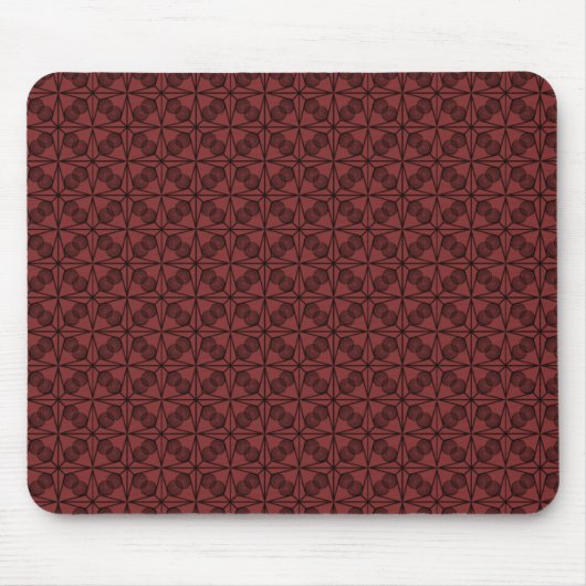 Ultramodern Retro Mousepad, Brick Red Muismat (Voorkant)