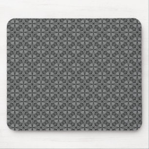 Ultramodern Retro Mousepad, grijs Muismat