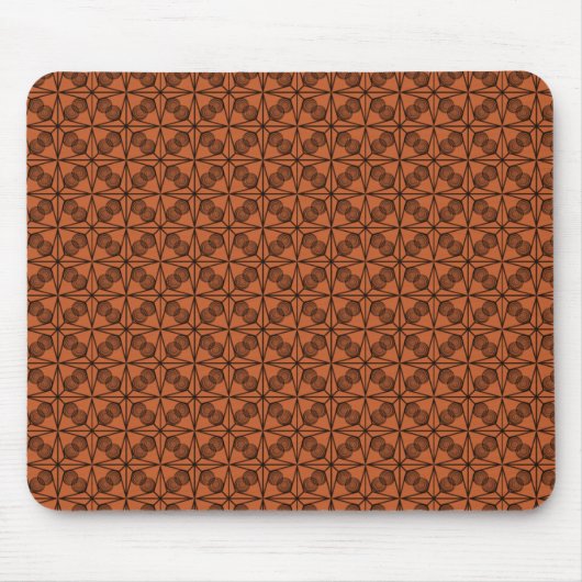 Ultramodern Retro Mousepad, koper Muismat (Voorkant)