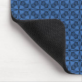 Ultramodern Retro Mousepad, Royal Blue Muismat (Hoek)
