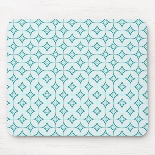 Ultramodern Sophistication Mousepad, Turquoise Muismat (Voorkant)