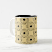 Ultramoderne Charm-Mok, Champagne Tweekleurige Koffiemok (Voorkant links)