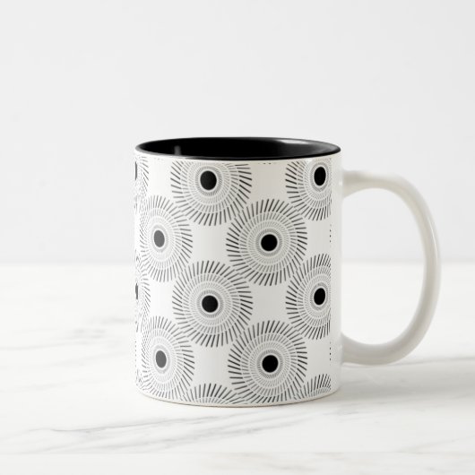 Ultramoderne Charm-Mok, Ivoorkust Tweekleurige Koffiemok (Rechts)