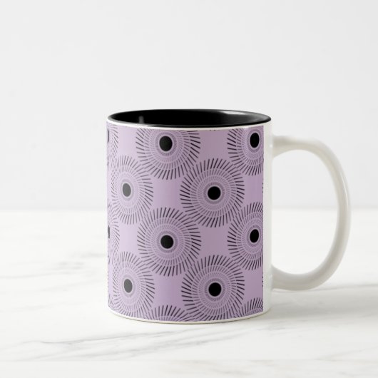 Ultramoderne Charm-Mok, lavender Tweekleurige Koffiemok (Rechts)