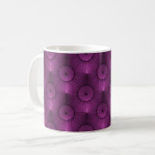Ultramoderne grafische Mok, diep Paars Koffiemok (Voorkant links)