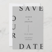 ultramoderne indeling De datum opslaan Kaart (Voorkant)