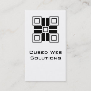 Ultramoderne klokken Verticaal Visitekaartje, wit Visitekaartje