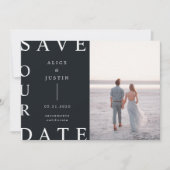 ultramoderne lay-outfoto sparen de Datum Kaart (Voorkant)