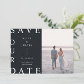 ultramoderne lay-outfoto sparen de Datum Kaart (Staand voorkant)