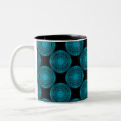 Ultramoderne perfecte Mok, Blauwgroen Tweekleurige Koffiemok (Links)