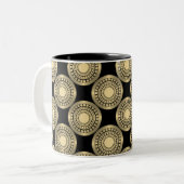 Ultramoderne perfecte Mok, goud Tweekleurige Koffiemok (Voorkant links)