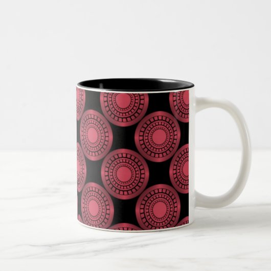 Ultramoderne perfecte Mok, magenta Tweekleurige Koffiemok (Rechts)
