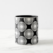 Ultramoderne perfecte Mok, zilver Tweekleurige Koffiemok (Center)