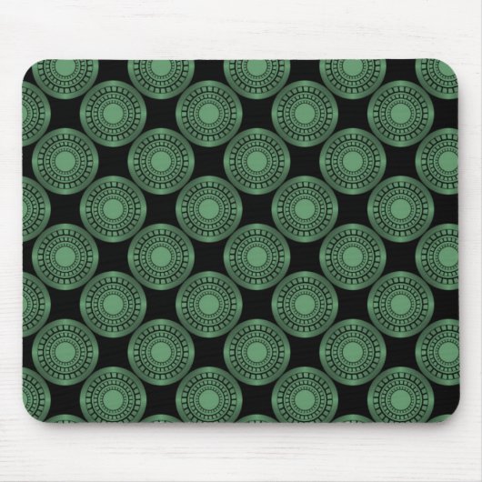 Ultramoderne Perfection Mousepad, Clover Green Muismat (Voorkant)