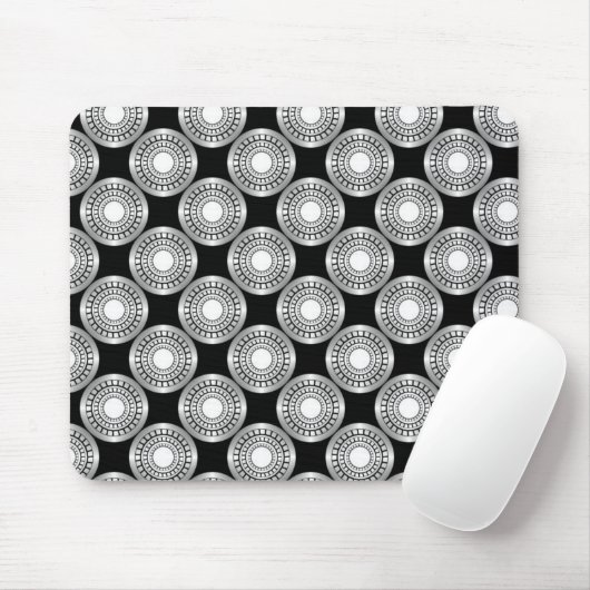 Ultramoderne Perfection Mousepad, Silver Muismat (Met muis)