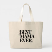Ultramoderne vetgedrukte ‘beste mama ooit’ grote tote bag (Achterkant)