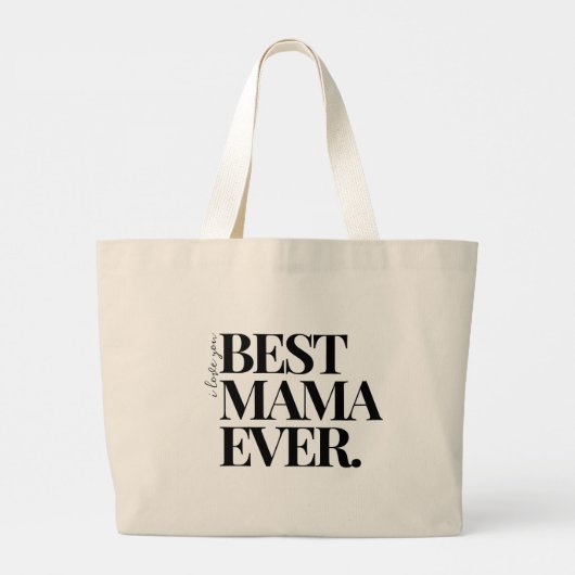 Ultramoderne vetgedrukte ‘beste mama ooit’ grote tote bag (Achterkant)