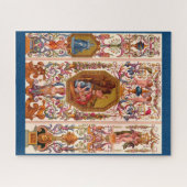 ultraoptische 17e-eeuwse barokafdruk legpuzzel (Horizontaal)