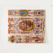 ultraoptische 17e-eeuwse barokafdruk wandkleed (Voorkant (horizontaal))