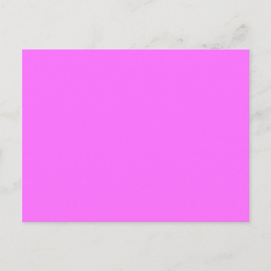 ultraroze kleur briefkaart (Voorkant)
