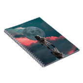 Ultraruimteastronaut Kunstruimte Notitieboek (Rechterzijde)