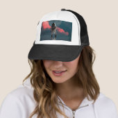 Ultraruimteastronaut Kunstruimte Trucker Pet (In situ)