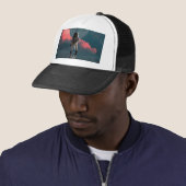 Ultraruimteastronaut Kunstruimte Trucker Pet (In situ)