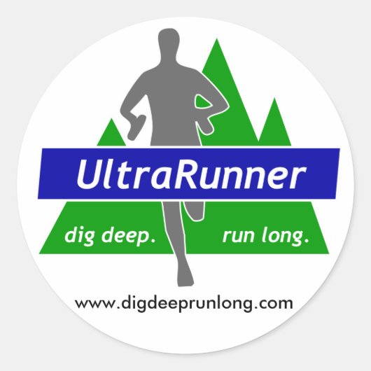 Ultrarunner Stickers (generiek - geen groep) (Voorkant)