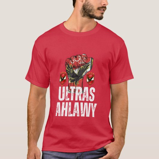 ULTRAS AHLAWY Al Ahly Football Club Fans Egyptisch T-shirt (Voorkant)
