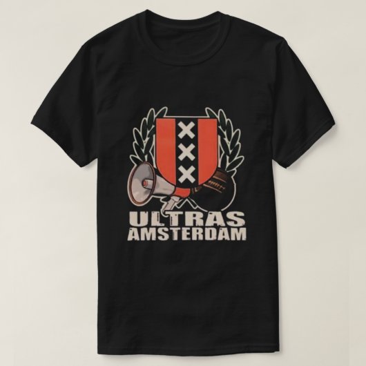 Ultras amsterdam (fanáticos de ajax amsterdam) t-shirt (Design voorkant)