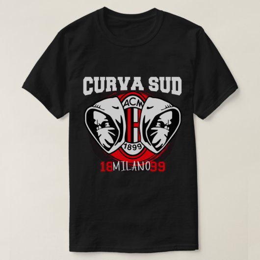 Ultras - Curva Sud Milano - T-shirt (Design voorkant)