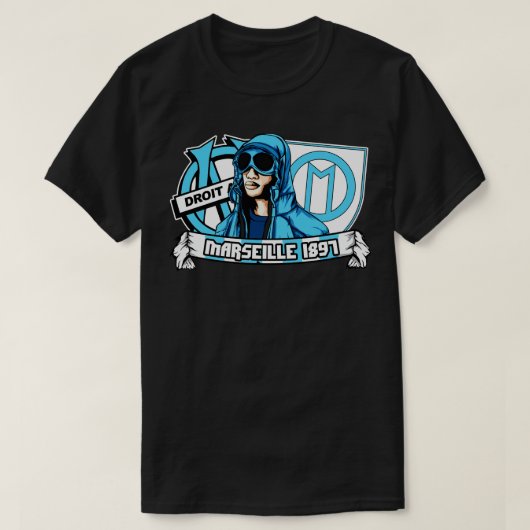 ultras Marseille 1 T-shirt (Design voorkant)