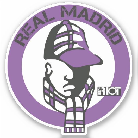 ULTRAS SUR MADRID STICKER (Voorkant)