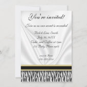 Ultrasone Baby Gender onthulling partijuitnodiging Kaart (Achterkant)