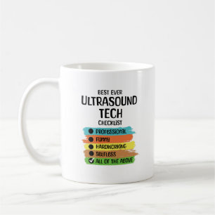 Ultrasone technologie Sonographer Afstudeerder Koffiemok