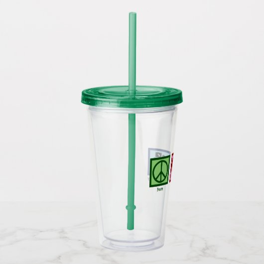 Ultrasone Ultrasound technicus Acryl Drinkbeker (Rechts)