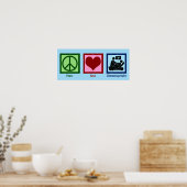 Ultrasone Ultrasound technicus Poster (Keuken)