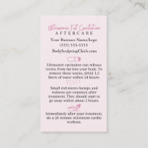 Ultrasonische vetbeademing Aftercare Body Sculptin