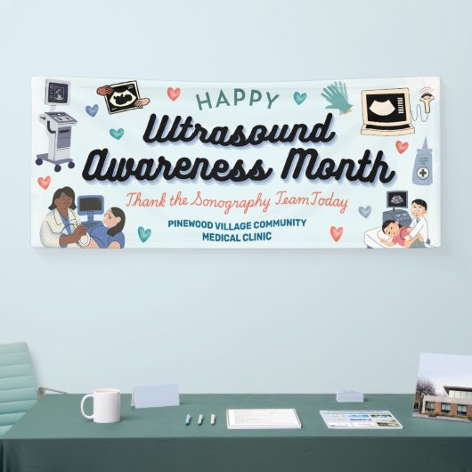 Ultrasound Awareness Month Banner (Beurs)