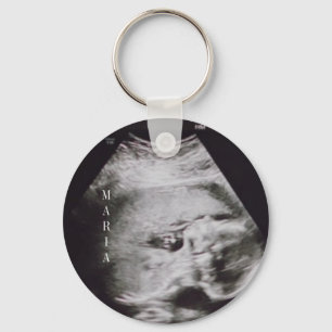 Ultrasound baby keepomwille sleutelhanger