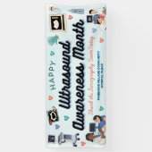 Ultrasound Bewustzijnsmaand Banner (Verticaal)